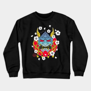 Hannya, the mask of the demon Crewneck Sweatshirt